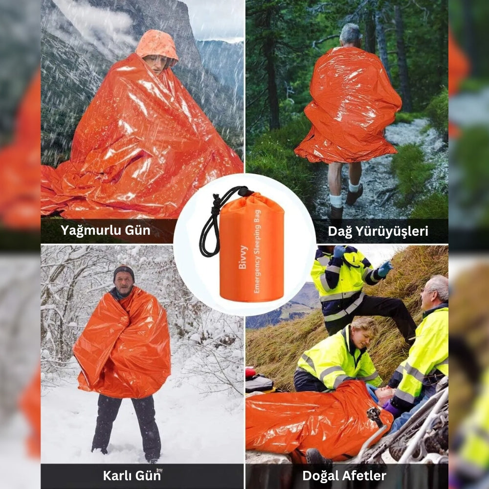 Bivy Acil Durum Uyku Tulumu